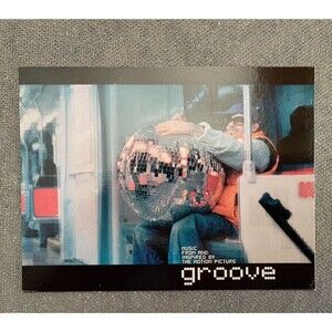 Vintage Groove Soundtrack Flyer 2000s Y2K 00s Movie Memorabilia Rave Techno
